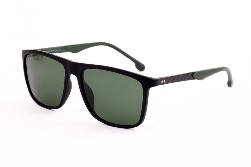 VEGAS Full Rim Rectangular Men Dark Green  Sunglasses V2100 C3 - Image 2